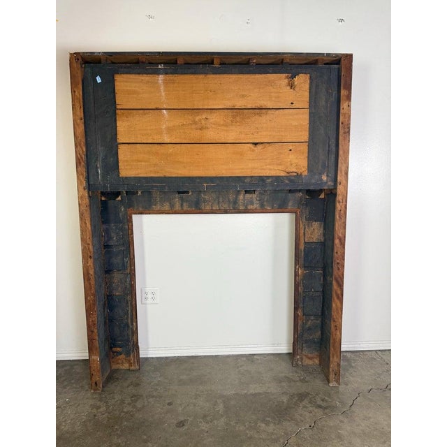 Antique Continental Architectural Wood Fireplace Mantel, 19th Century For Sale - Image 14 of 15