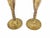 Mid 20th Century Twisted Solid Brass Candlestick Candle Holders- Set of 2 For Sale - Image 4 of 4