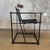 1980s 1990s Post Modern Black Leather and Metal Armchair #1 Attributed to Radbound Van Beekum for Pastoe For Sale - Image 5 of 11