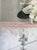 Vintage Glass Ball Lamp + Shabby Chic Shade For Sale In New Orleans - Image 6 of 15