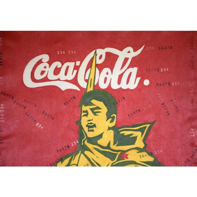Wang Guangyi, Great Criticism: No Coca Cola, 2004, Oil on Canvas For Sale - Image 3 of 5