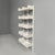Italian Modern White Metal Bookcase by Kriptoninte, 1980s For Sale - Image 4 of 15