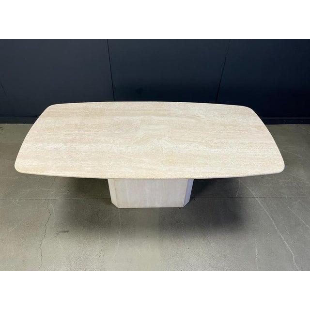 Vintage Travertine Dining Table, 1970s For Sale - Image 11 of 15