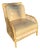 Palecek Aries Coastal Rattan Lounge Chair With Tan Upholstery For Sale