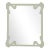 Fleur Home Carnival St. Roch Rectangle Mirror in Mizzle, 36x48 For Sale