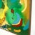 A post modern abstract stain painting in the manner of Helen Frankenthaler or Kenneth Noland.This work on raw canvas is...
