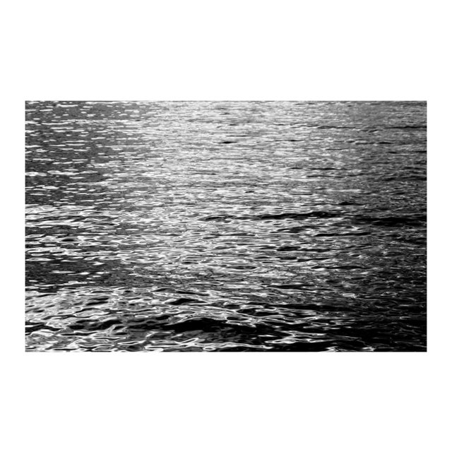 "Abstract Rippes Under Moonlight" Contemporary Seascape Giclée Print by Kind of Cyan For Sale - Image 9 of 9