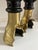 Pair of Vintage English Equestrian Horse Heads and Brass Hoof Andirons For Sale In Portland, OR - Image 6 of 9