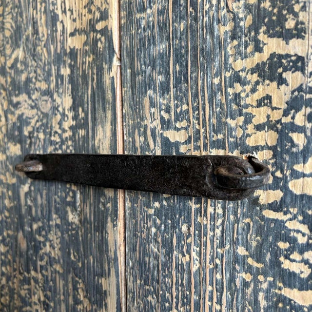 Reclaimed Wood Armoire Cabinet With Iron Hardware For Sale In Los Angeles - Image 6 of 8