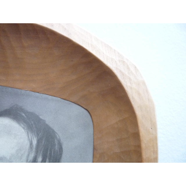 Anthroposophical Limewood Picture Frame by Fritz Schuy, 1920s For Sale - Image 4 of 9