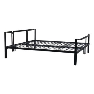 Black Vanessa Double Bed by Tobia Scarpa for Gavina, Italy, 1970s For Sale
