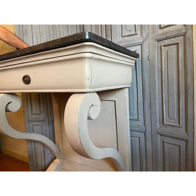 French Louis Philippe Trumeau Side Table For Sale - Image 10 of 18