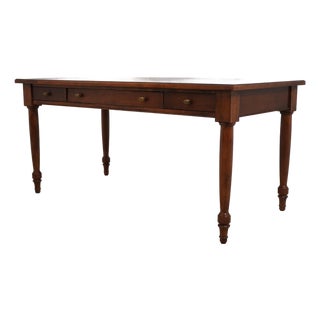 Bernhardt Martha Stewart Cherry 3 Drawer Desk For Sale
