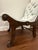 1950s Pair of Mid-Century Japanese Obi/Slipper Chairs & Ottomans – Showa Era For Sale - Image 5 of 11