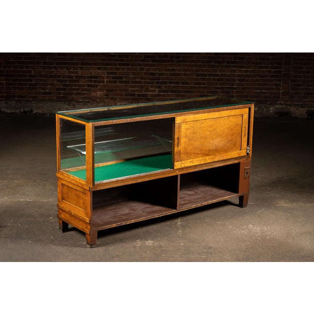 Wood Early 20th Century Wooden Display Case by Rieder and Sons For Sale - Image 7 of 11