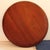 Dansk 1980s Handcrafted Extra Large Round Walnut Tray | Small Table Top For Sale - Image 4 of 5