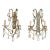 Pair of Italian Mirrored Wall Sconces, Circa 1960's For Sale
