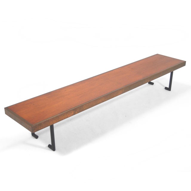 Wood Custom Architect-Designed Bench For Sale - Image 7 of 11