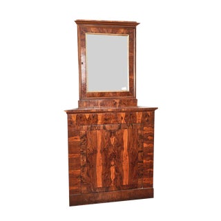Corner Cabinet with Mirror, 1800 For Sale