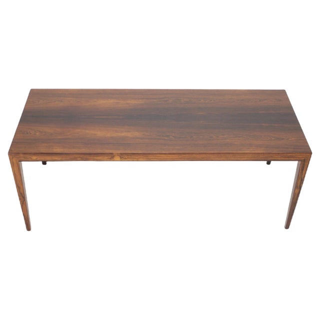 Palisander Coffee Table attributed to Severin Hansen, Denmark, 1960s For Sale