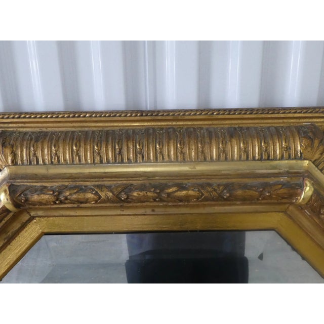 Wood Parish Hadley Interior Antique Parcel Gilt Wall Mirror For Sale - Image 7 of 10