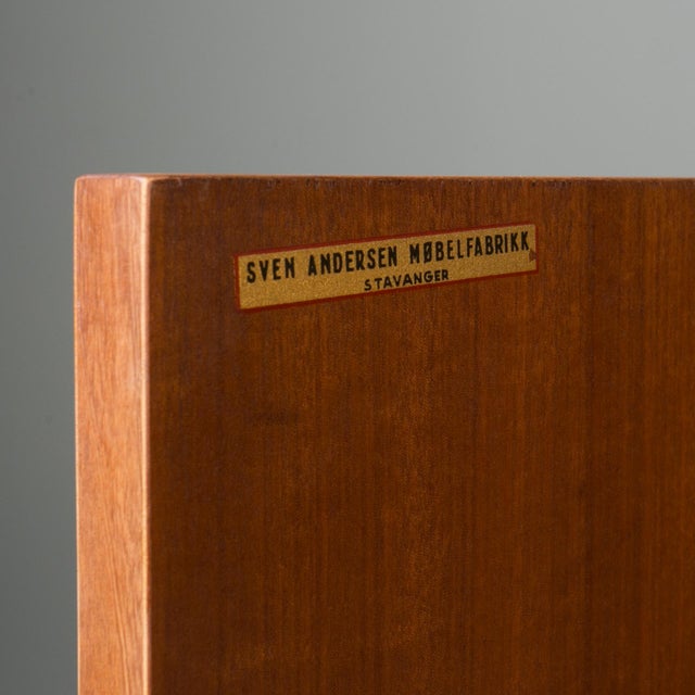 Scandinavian Mid-Century Modern Sideboard in Teak by Sven Andersen For Sale - Image 4 of 15
