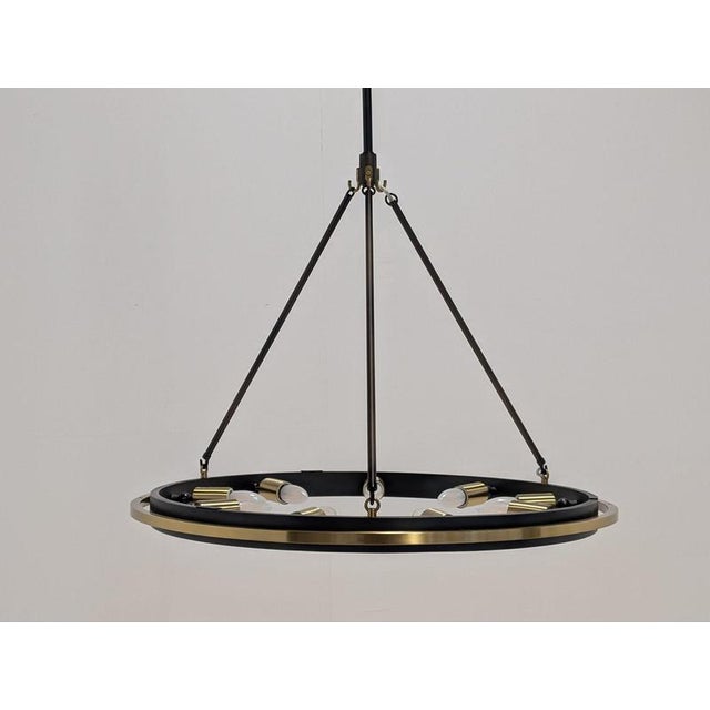 Chambers 9 Light Chandelier from Hudson Valley Lighting For Sale - Image 5 of 13
