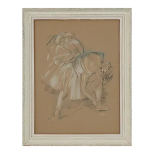1950s After Edgar Degas Dancer Color Lithograph