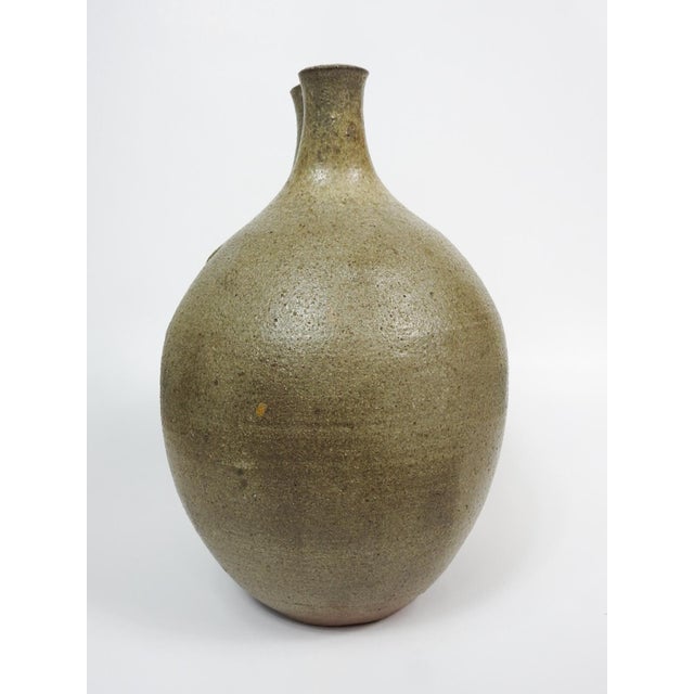 Mid 20th Century Mid 20th Century Studio Pottery Double Neck Vase For Sale - Image 5 of 9