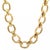 Contemporary Cartier Baignoire Collection 18k Yellow Gold Oval Link Collar Necklace W/Paper For Sale - Image 3 of 8
