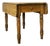 19th Century English Pine Drop Leaf Table For Sale