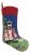Christmas Bears Embroidered Needlepoint Stocking For Sale