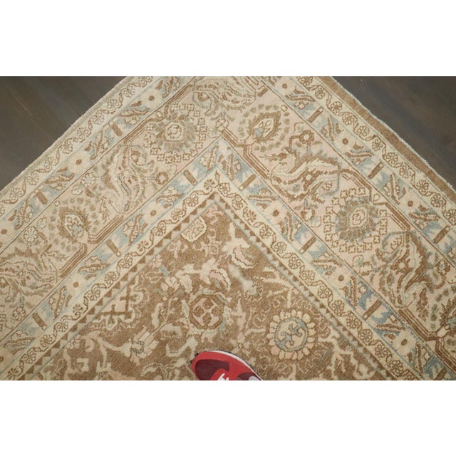 Brown Antique Persian Malayer Rug rug no.j4163 For Sale - Image 10 of 11