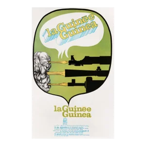 1960s Poster, "La Guinee Guinea" Ospaaal Poster, August 3rd