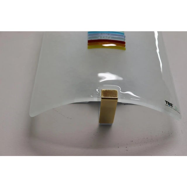 1990s Modern Carlo Nason Murano Wall Lamp For Sale - Image 9 of 13