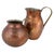 1950s Vintage Copper Pitchers by Harald Buchrucker, Germany, 1950s, Set of 2 For Sale - Image 5 of 5