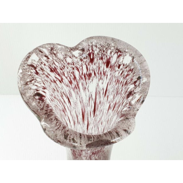 Vintage Murano Glass Vase, 1960s For Sale - Image 6 of 9