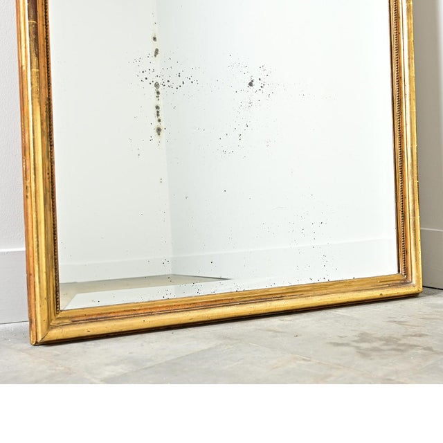 Gold French 19th Century Gold Gilt Mirror For Sale - Image 8 of 10