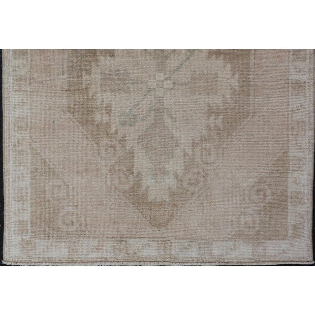 Square Size Vintage Oushak Small Rug 2' 5" X 2' 10" For Sale In Atlanta - Image 6 of 8