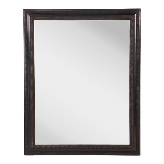 Italian Ebonized Wood Mirror in the Dutch Style, C 1940 For Sale