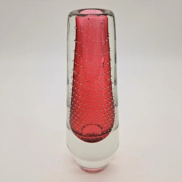 Glass Vase by Gunnel Nyman for Nuutajarvi Notsjo, Finland, 1940s For Sale - Image 8 of 8
