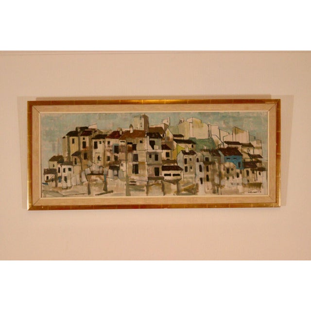 Harry Wichmann, City View, 1957, Oil on Canvas, Framed For Sale - Image 14 of 18
