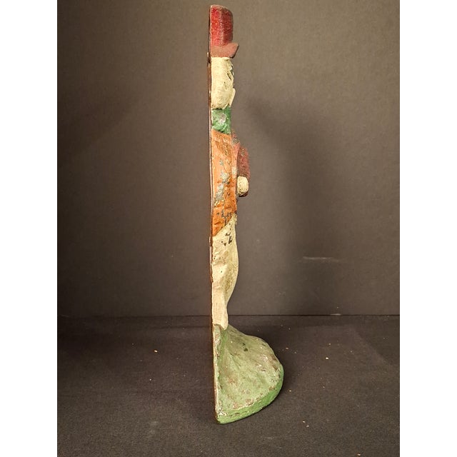 Antique Cast Iron Gentleman Rabbit Doorstop Albany Foundry 94 Top Hat For Sale - Image 12 of 18