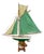 English 20th Century Carved Wood Gaff Cutter Pond Yacht For Sale