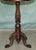 2000 - 2009 Antique Victorian Hand Carved Chess Table with Ornately Fluted Base For Sale - Image 5 of 12