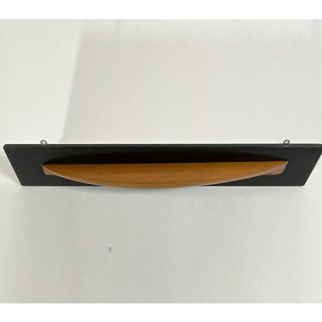 Wood Builders Half Model of a Speedboat For Sale - Image 7 of 7