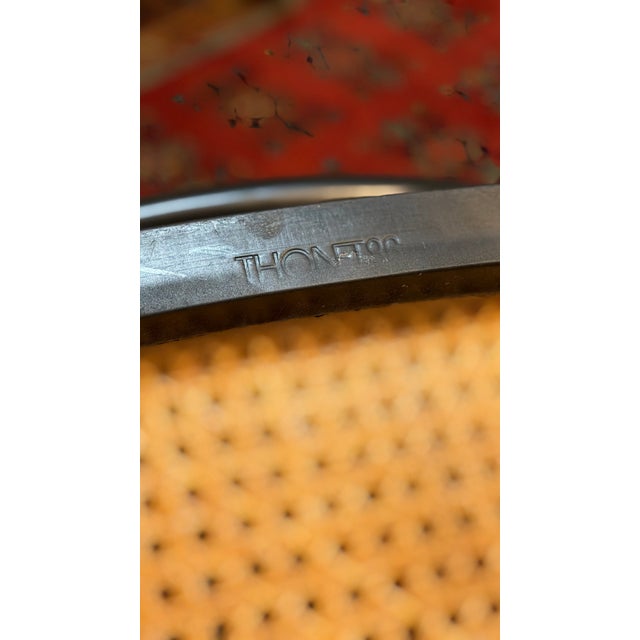 Model S64 Dining Chair with Woven Cane and Black Wood Frame by Marcel Breuer for Thonet, 1999, Set of 4 For Sale - Image 13 of 18