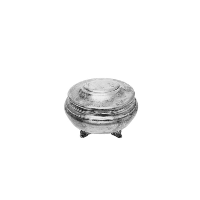 Art Deco Silver Sugar Bowl, 1950s For Sale - Image 4 of 13