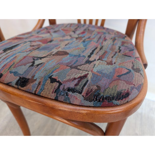 Ton Chair with Curved Armrests, 1960s For Sale - Image 12 of 13