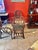1970 Bamboo Round Glass Table and 4 Chairs For Sale - Image 4 of 9
